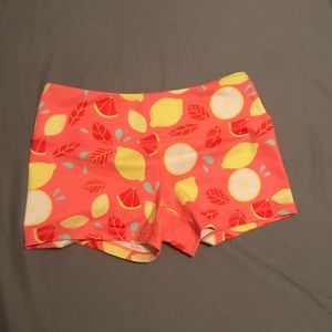 Feed Me Fight Me Lemon Shorts Small